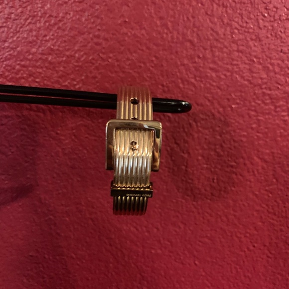 MK Gold buckle bangle bracelet - Picture 3 of 3
